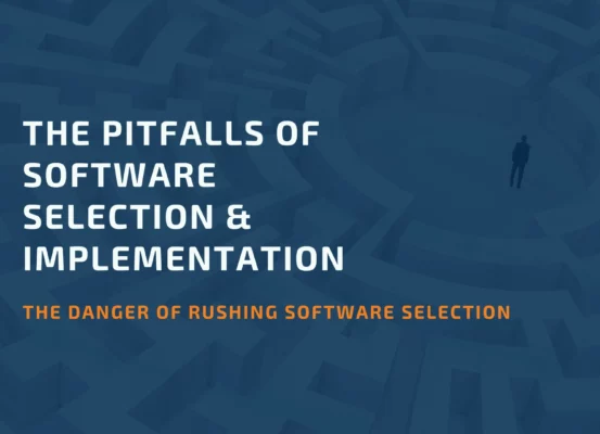 Pitfalls of Software Selection and Implementation # 5